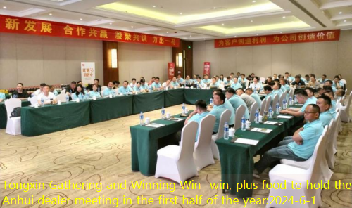 Tongxin Gathering and Winning Win -win, plus food to hold the Anhui dealer meeting in the first half of the year