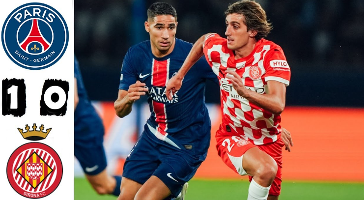 Paris Saint-Germain 1-0 Girona, hvilket indvarsler en god start på den nye Champions League-sæson